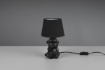 Immagine di Lumetto Scimmietta "Non Parlo" Nera Chita Ceramica con Paralume Trio Lighting