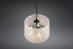 Immagine di Lampadario Salone Paralume Organza 5 Luci Bianco Cima Trio Lighting