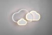 Immagine di Applique Plafoniera Nuvole Led Dimmer Rgbw Cloudy Bianco per Cameretta Trio Lighting