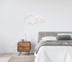 Immagine di Applique Plafoniera Nuvole Led Dimmer Rgbw Cloudy Bianco per Cameretta Trio Lighting