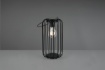 Picture of Lumetto Portatile Gabbia Metallo Nera Cotoca Sensore Crepuscolare Trio Lighting