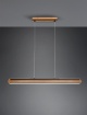 Picture of Lampadario Lineare Ufficio Doppia Emissione Led Deacon Legno Trio Lighting