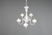 Immagine di Lampadario Bianco 5 Bracci Catena Regolabile Elsa Ø56 cm Trio Lighting