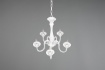 Immagine di Lampadario Bianco 5 Bracci Catena Regolabile Elsa Ø56 cm Trio Lighting