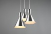 Immagine di Sospensione Nichel Rotonda Enzo 3 Coni E27 Trio Lighting