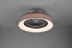 Picture of Ventilatore Tessuto Grigio Led Dimmer 3000k - 6500k Farsund Trio Lighting