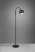 Picture of Piantana Braccio Flessibile con Paralume Sfera Nera Fletcher Trio Lighting