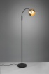 Immagine di Piantana Moderna Flessibile Sfera Ottone Fletcher Trio Lighting