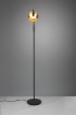 Immagine di Piantana Moderna Flessibile Sfera Ottone Fletcher Trio Lighting