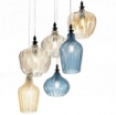 Immagine di Lampadario Pendenti Vetro Multicolor 6 Luci E27 Cleofe S/6 Gea Luce