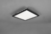 Immagine di Plafoniera Moderna Quadrata Gamma Nero Led Dimmer Trio Lighting