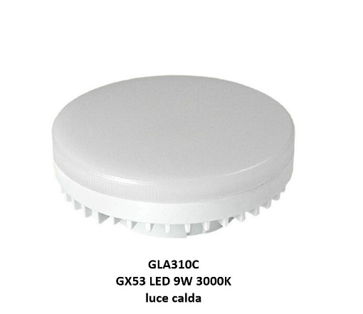 Immagine di Lampadina Led Gx53 9W 3000K Luce Bianca Calda 120° Gea Led