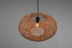 Immagine di Sospensione Casa Vacanza Paralume Fibre Naturali Hedda Trio Lighting