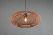 Immagine di Sospensione Casa Vacanza Paralume Fibre Naturali Hedda Trio Lighting