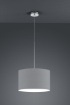 Picture of Sospensione Singola Hotel Paralume Grigio Ø40 cm Trio Lighting