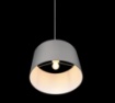 Picture of Sospensione Singola Hotel Paralume Grigio Ø40 cm Trio Lighting