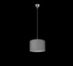 Picture of Sospensione Singola Hotel Paralume Grigio Ø40 cm Trio Lighting