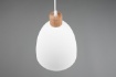 Immagine di Piccola Sospensione Cucina Jagger Metallo Bianco Trio Lighting