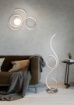 Immagine di Piantana Moderna Salotto Bianca Led Dimmer Jive Trio Lighting