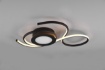 Immagine di Lampada da Soffitto Design Moderno Led Dimmer Jive Nero Trio Lighting