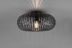 Immagine di Lampada da Soffitto Gabbia Metallica Nera Johann Ø40 cm Trio Lighting