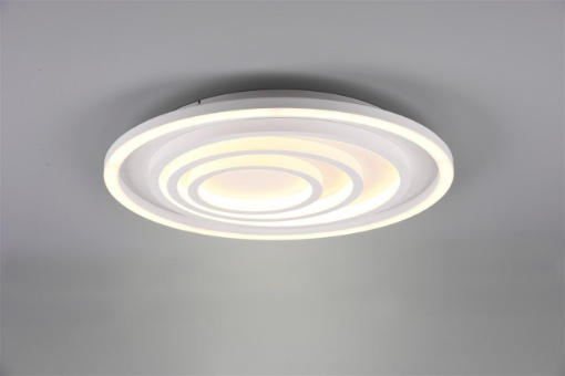 Immagine di Plafoniera Circolare Ultramoderna Led Dimmer 2700k/6000k Kagawa Trio Lighting