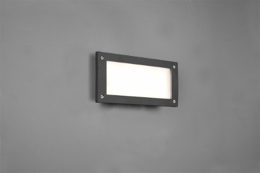 Picture of Segnapasso Led Rettangolare per Esterno Kelly Alluminio Antracite IP44 Trio Lighting