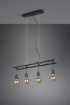 Immagine di Lampadario Cucina Industrial 4 Luci Ladder Nero Trio Lighting