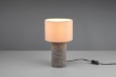 Immagine di Lume Modernao Ceramica Paralume Tessuto Beige Mala Trio Lighting