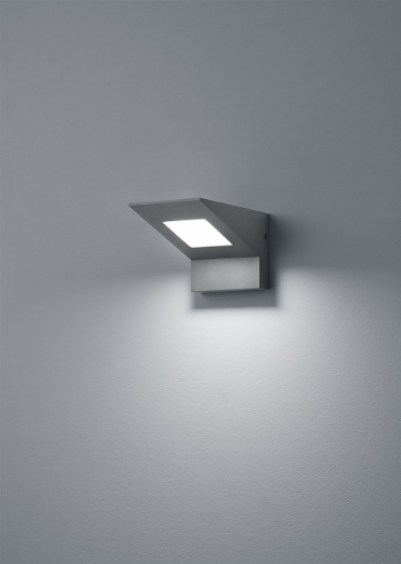 Immagine di Applique Led per Esterno Alluminio Antracite IP54 Nelson Trio Lighting