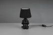 Immagine di Lumetto Scimmietta Ceramica Nero "Non Sento" Nilson Trio Lighting