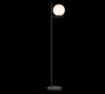 Picture of Piantana Nera Moderna Sfera Vetro H150 cm Pure Trio Lighting