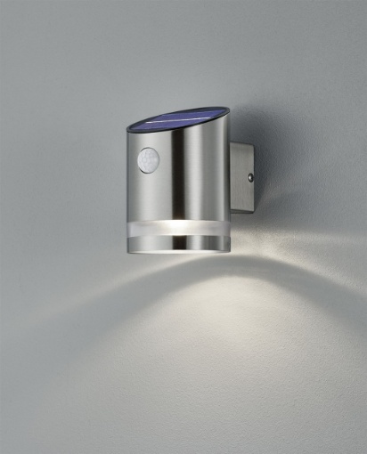 Immagine di Applique per Esterno Salta Led IP44 Nichel Sensore Di Movimento Integrato Trio Lighting