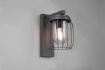 Immagine di Applique Tuela Lanterna Rete Metallica Antracite IP44 Trio Lighting