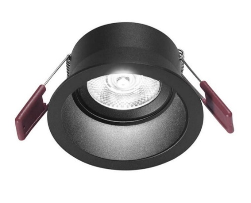 Immagine di Faretto Incasso Dione Nero Led 8w 3000k D.9 cm GFA1001C Gea Led