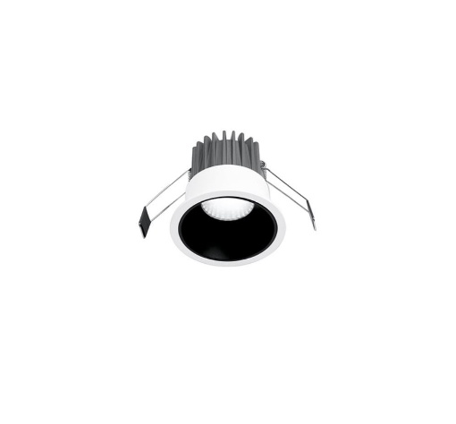 Immagine di Faretto Incasso Bianco Nero Led 10w 3000k 85mm Celia GFA1010C Gea