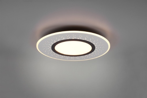 Immagine di Plafoniera Moderna Verus Nichel Led Multifunzione con Telecomando Trio Lighting