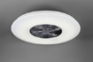 Immagine di Ventilatore Led Dimmer Molteplici Funzioni Visby Cromo Ø75 cm Trio Lighting