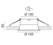 Picture of Faretto Incasso Led 16w 3000k 4000k D.13,3 cm Vega GFA1051 Gea Led