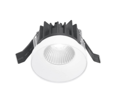 Immagine di Faretto Da Incasso Rotondo Led 9w 3000k 7 cm Danae Bianco GFA301 Gea Led