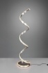 Immagine di Piantana Moderna Nuria Spirale Nichel Led Dimmer Trio Lighting