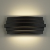 Immagine di Applique Decorativa Luxur Nera Doppia Emissione Led CCT ACB