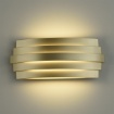 Immagine di Lampada da Parete Decorativa Luxur Oro Doppia Emissione Led CCT ACB