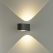 Immagine di Applique Antracite per Esterno Ania Doppia Emissione Led Sopra e Sotto IP65 ACB