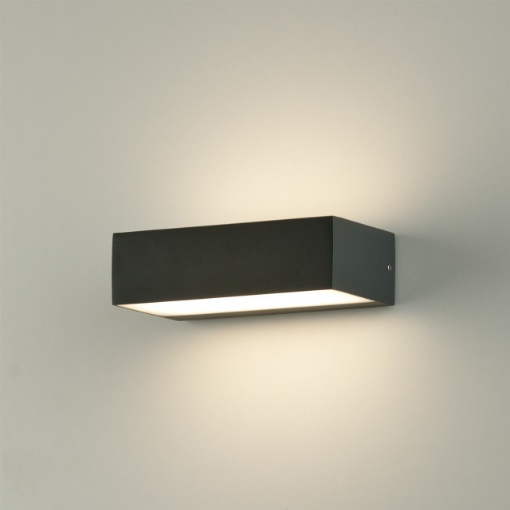 Immagine di Applique Parete Draco Doppia Emissione Led Antracite IP65 ACB