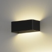 Immagine di Applique Moderna Icon Nera L 20cm Doppia Emissione Led CCT Sopra e Sotto ACB