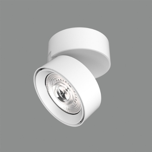 Immagine di Faretto Bianco Rotondo Mako Spot Led Orientabile 20w ACB