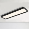 Immagine di Plafoniera Nera Rettangolare Led 55w 3000k o 4000k Munich ACB