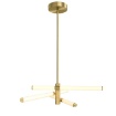 Picture of Lampadario 3 Bacchette Led Orientabili Axis Oro Maytoni