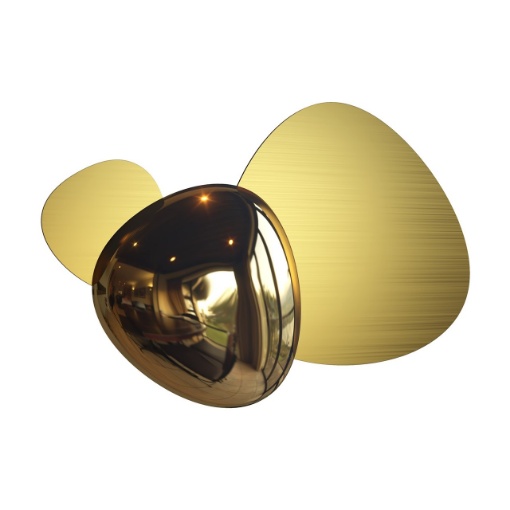 Immagine di Lampada Parete Decorativa Led Design Moderno Jack Stone Oro Maytoni